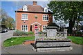 Red-brick Georgian house