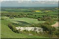 TQ4408 : Quarry by Mount Caburn by Oast House Archive