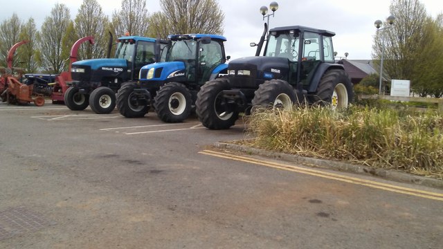 Tractors at Newton Rigg Campus