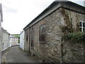 The rear of the former Congregational church