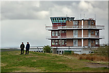 NS3626 : The control tower at Glasgow Prestwick Airport by Walter Baxter
