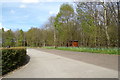 Exit road at Seven Hills Crematorium