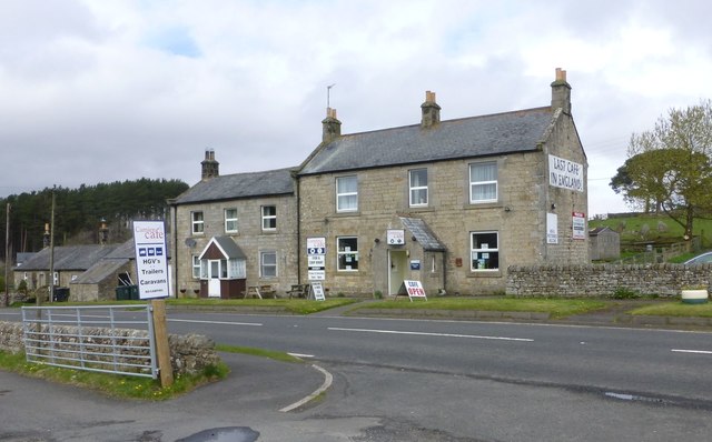 'Last Cafe in England!' © Russel Wills :: Geograph Britain and Ireland