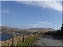 NG3962 : A87 above South Cuil, Uig by Alpin Stewart