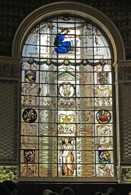 Gamble Room window: Victoria and Albert Museum