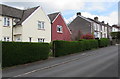 Hedges and houses, Bethesda Place, Rogerstone