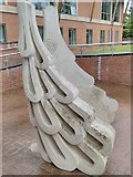 SO7847 : Sculptures at Malvern Hospital by Philip Halling