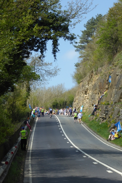 Crowds line Sutton Bank DS Pugh Geograph Britain and Ireland