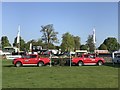 ST8083 : L200s on Badminton cross-country course by Jonathan Hutchins