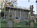 TF4510 : Restoration of the chapel in the General Cemetery, Leverington Road, Wisbech by Richard Humphrey