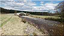 NH8621 : River Dulnain upstream of  Sluggan Bridge by Julian Paren