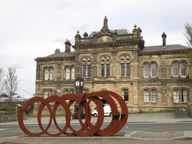 Gateshead Council Offices and public art work