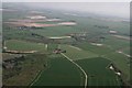 Past the corner of Lund Wood to Wharram Farm: aerial 2018