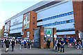 SD6726 : The entrance to the Blackburn End Stand at Ewood Park by Steve Daniels