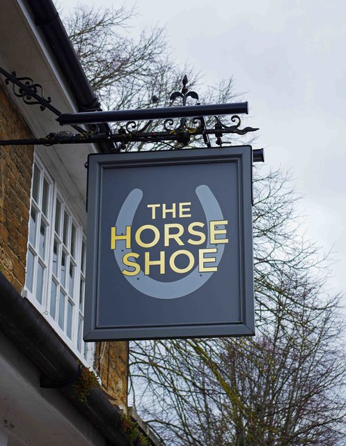 The Horse Shoe (2) - sign, Bridge Street, Bampton, Oxon