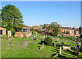 The top end of Nottingham General Cemetery