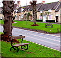 Two benches alongside The Hill, Burford