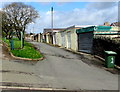 Lockup garages in Bargoed