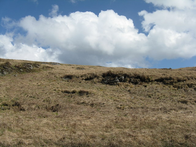 Rough moorland hillside
