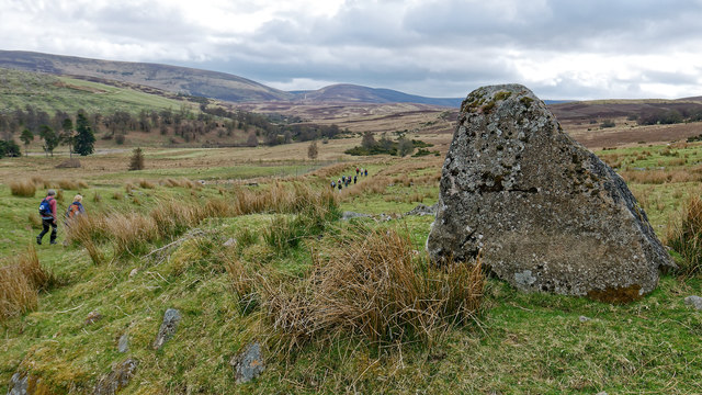 Marker Stone for the Slochd Military Road