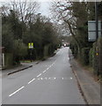 Warning sign - no footway for 90 yards, Hill Hook Road, Sutton Coldfield