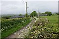 Lane towards Llanant Farm