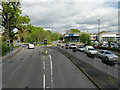 Lights and roundabout, Haslett Avenue East, Crawley