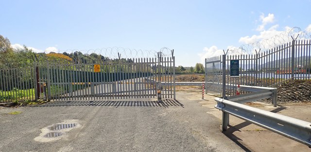 The Dublin Bridge access gate to the Newry Greenway
