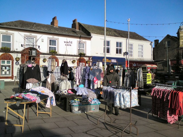 Clothes stall by Hyde Market