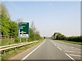 Approaching  minor  road  junction  on  A168