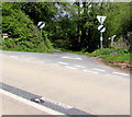 Minor road junction near Pengenffordd, Powys