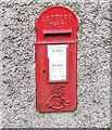 King Edward VII postbox in a  Pengenffordd wall, Powys