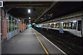 Train at platform D, Waterloo East Station