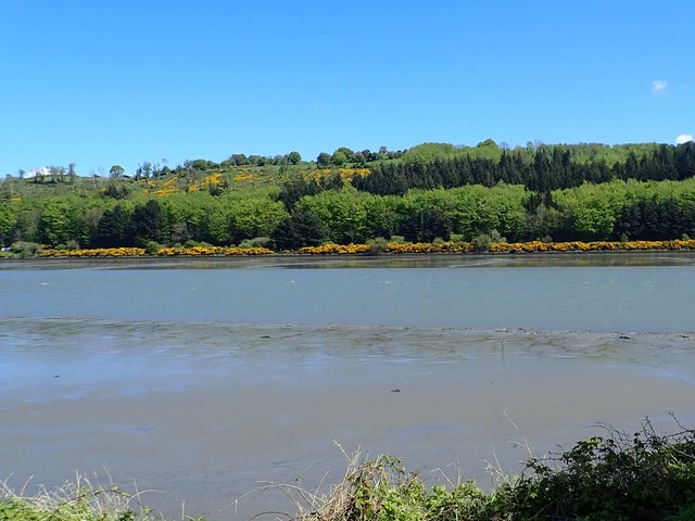 Mud flats in the Newry River above Victoria Lock