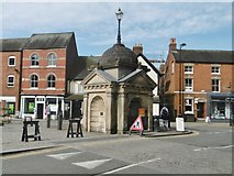 SK0933 : Uttoxeter, memorial by Mike Faherty