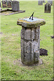 TF1385 : Sundial outside Legsby church by Julian P Guffogg