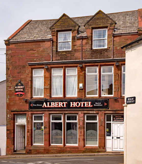 Albert Hotel, Finkle Street, St Bees - May 2018