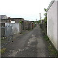 Back lane in Caerphilly