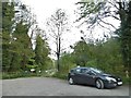 The entrance to Erlestoke Park Wood