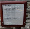 150th anniversary of Chartism plaque, High Street, Blackwood