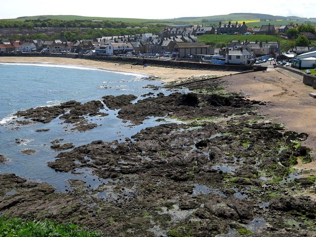 Eyemouth Bay from the Fort
