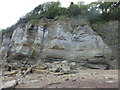 Rockfall at Fairlight Cliffs