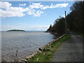 The lane beside Auchencairn Bay