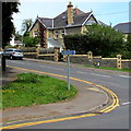 Mount Pleasant Baptist Church direction sign on a Blackwood corner