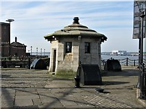 SJ3389 : Watchman's Hut on Canning Island, Liverpool by G Laird