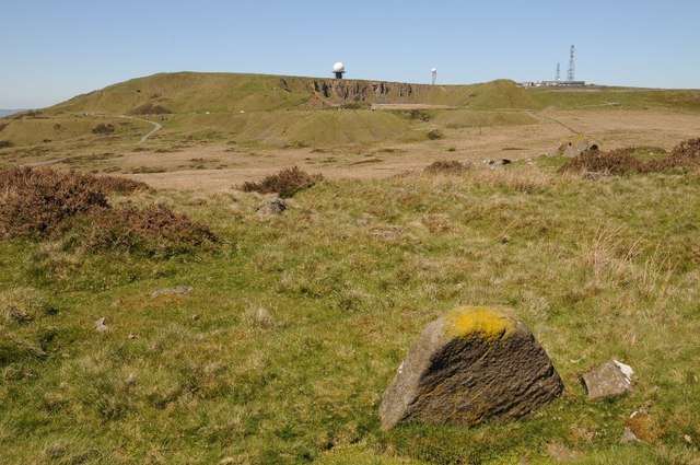 The summit of Titterstone Clee Hill