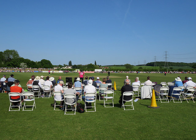 Welbeck CC: a good crowd for the One Day Cup