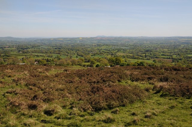 View towards the Malvern Hills