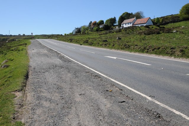 The A4117 crossing Clee Hill