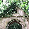 Grade II listed archway - tympanum